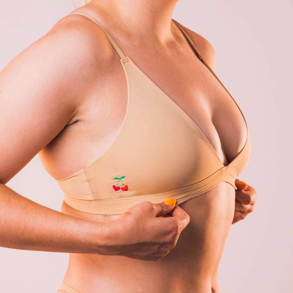 Ultra Smooth Triangle Bralette-Him and her Swimwear-www.Shopthatapp.com-Cheeky Cherry