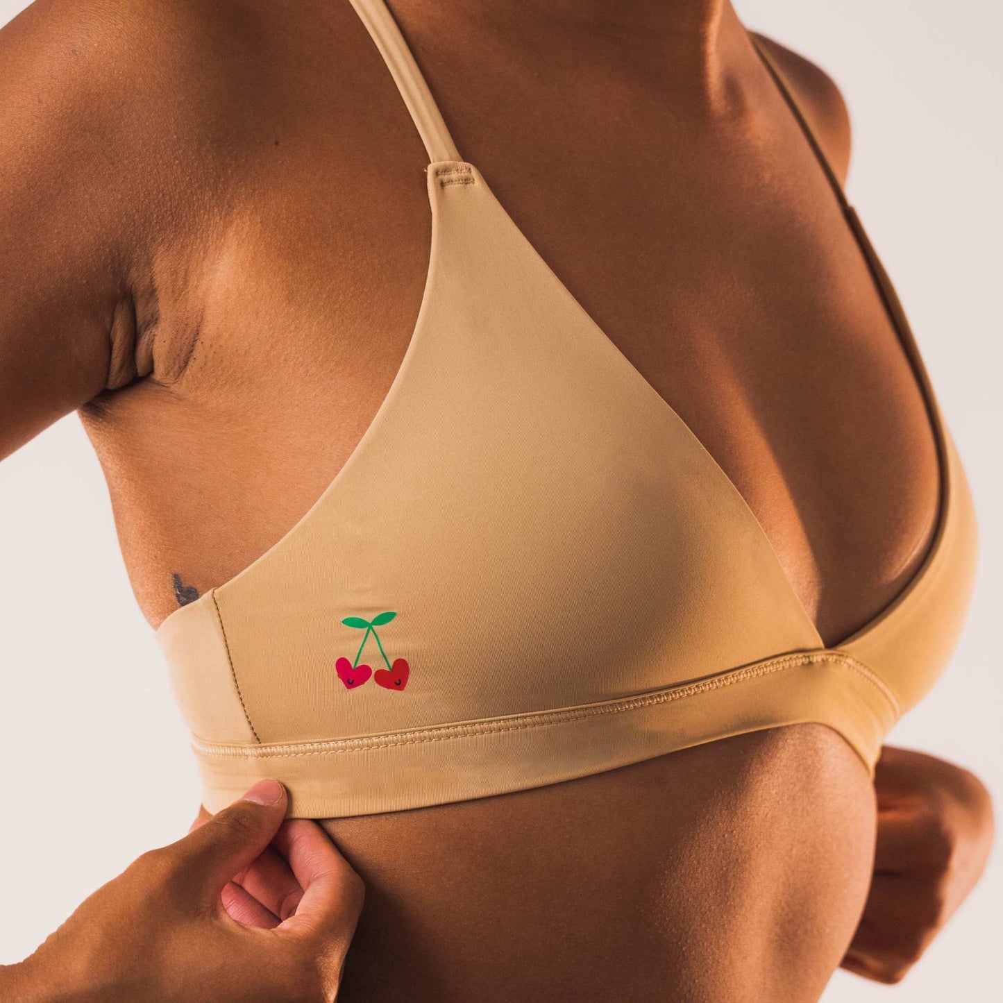 Ultra Smooth Triangle Bralette-Him and her Swimwear-www.Shopthatapp.com-Cheeky Cherry
