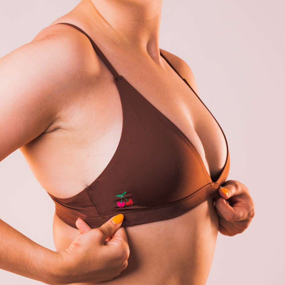 Ultra Smooth Triangle Bralette-Him and her Swimwear-www.Shopthatapp.com-Cheeky Cherry
