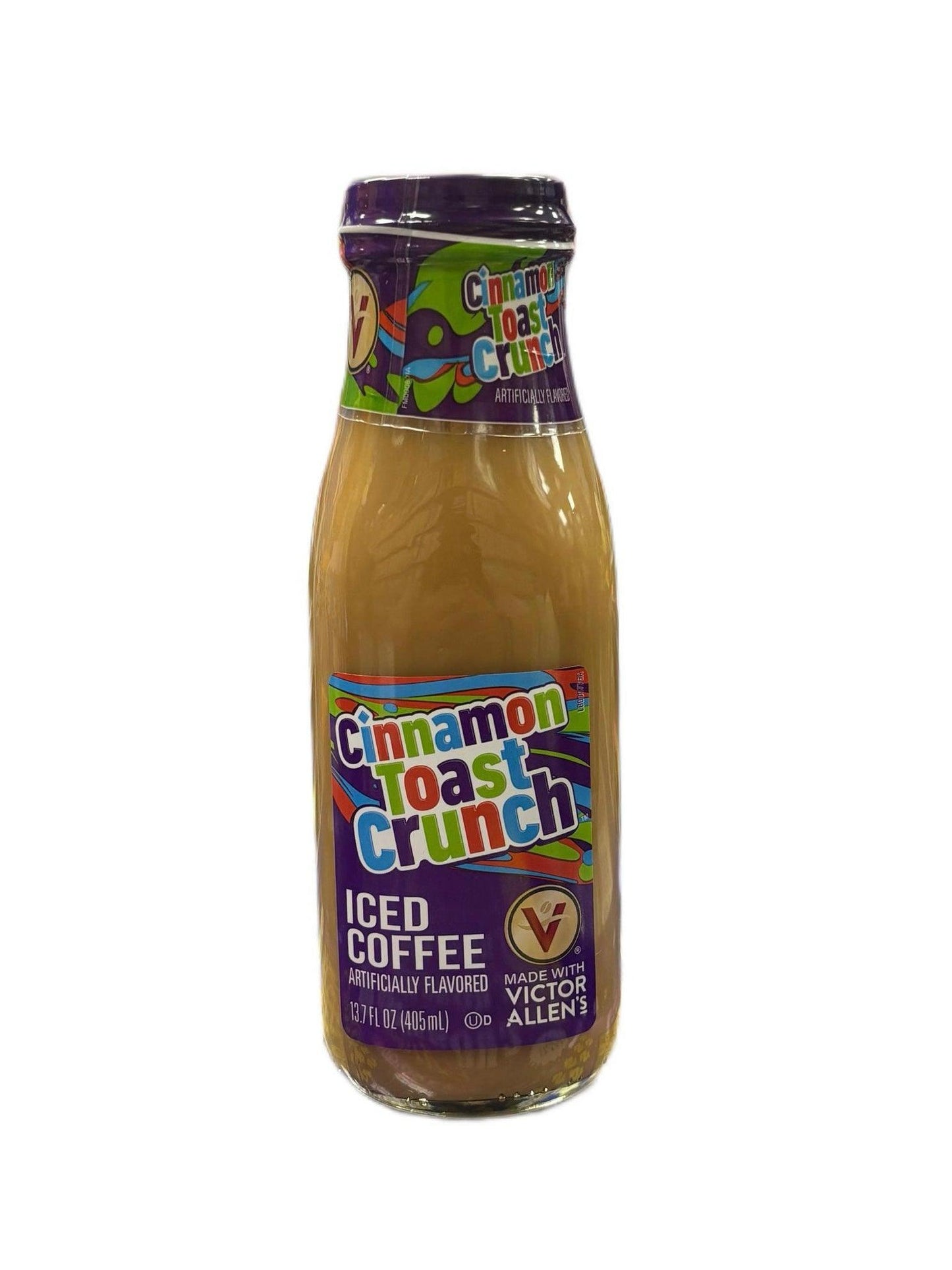 Cinnamon Toast Crunch Iced Coffee Glass Bottle - www.Shopthatapp.com