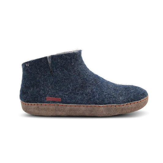 Classic Boot - Navy Blue with Leather - www.Shopthatapp.com