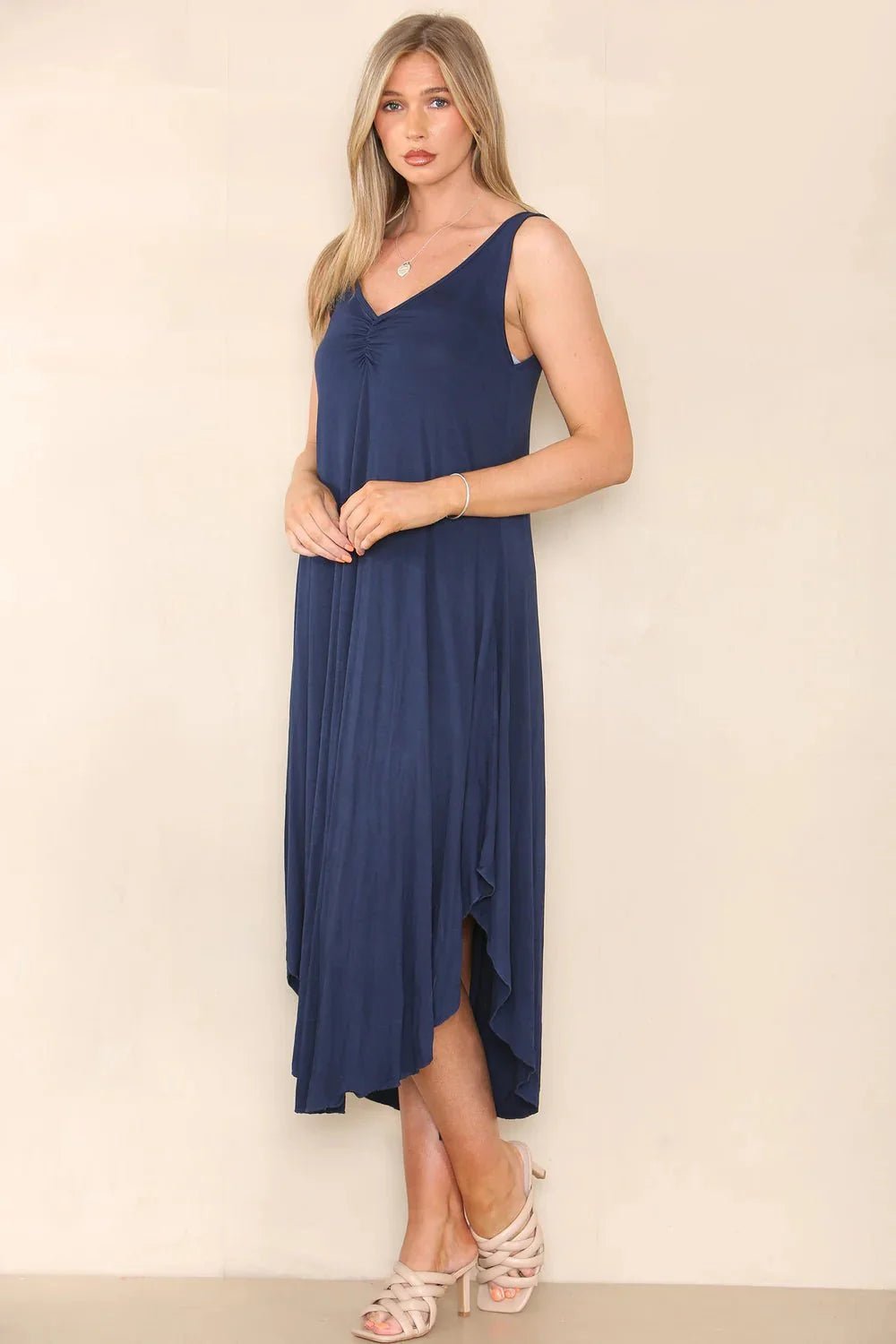 Robe froncée sur le devant Coco