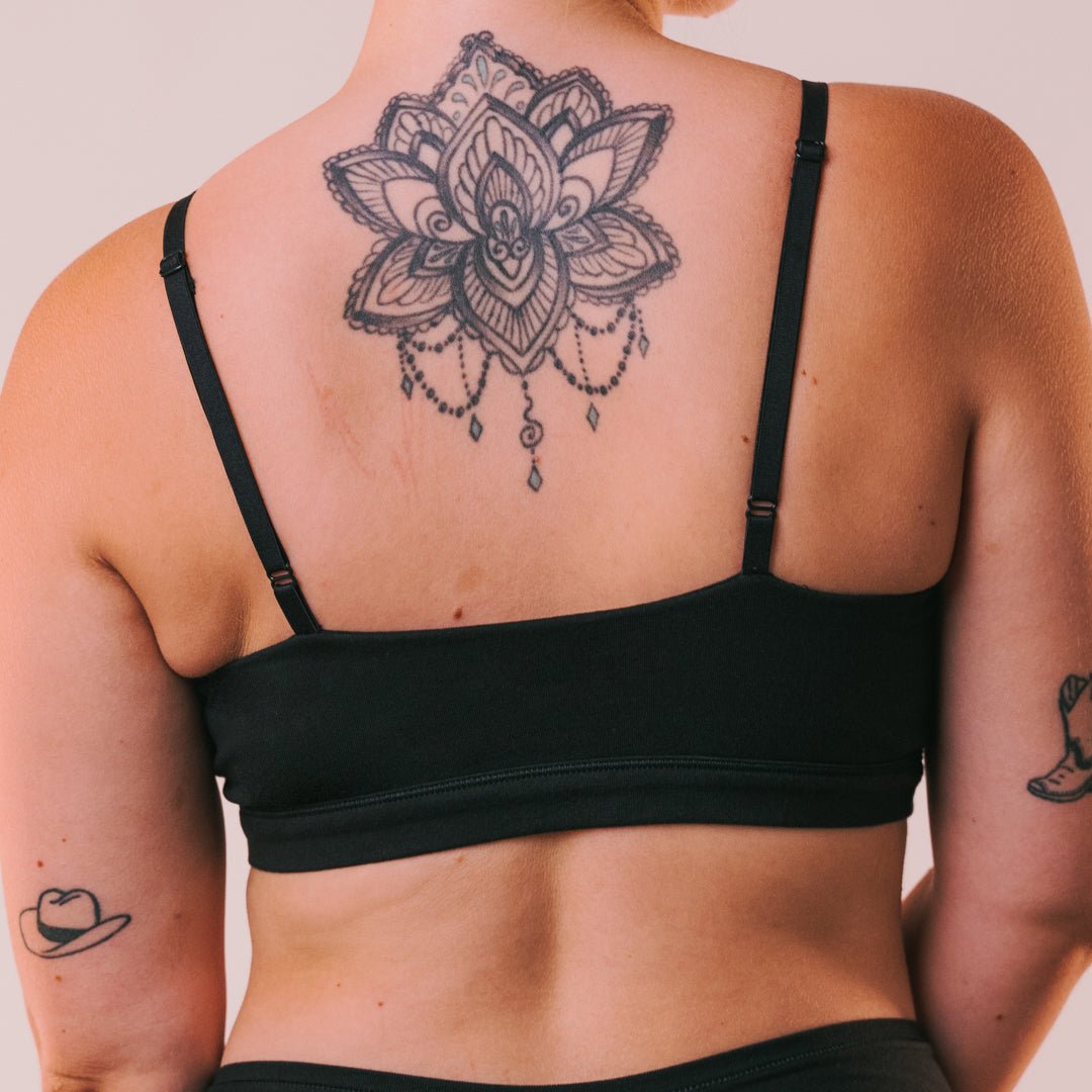 Cotton Stretch Scoop Bralette - www.Shopthatapp.com
