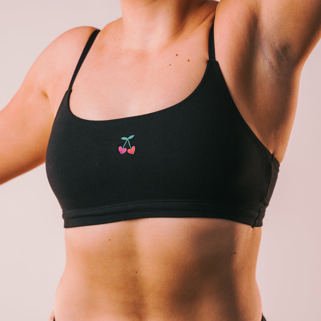 Cotton Stretch Scoop Bralette - www.Shopthatapp.com