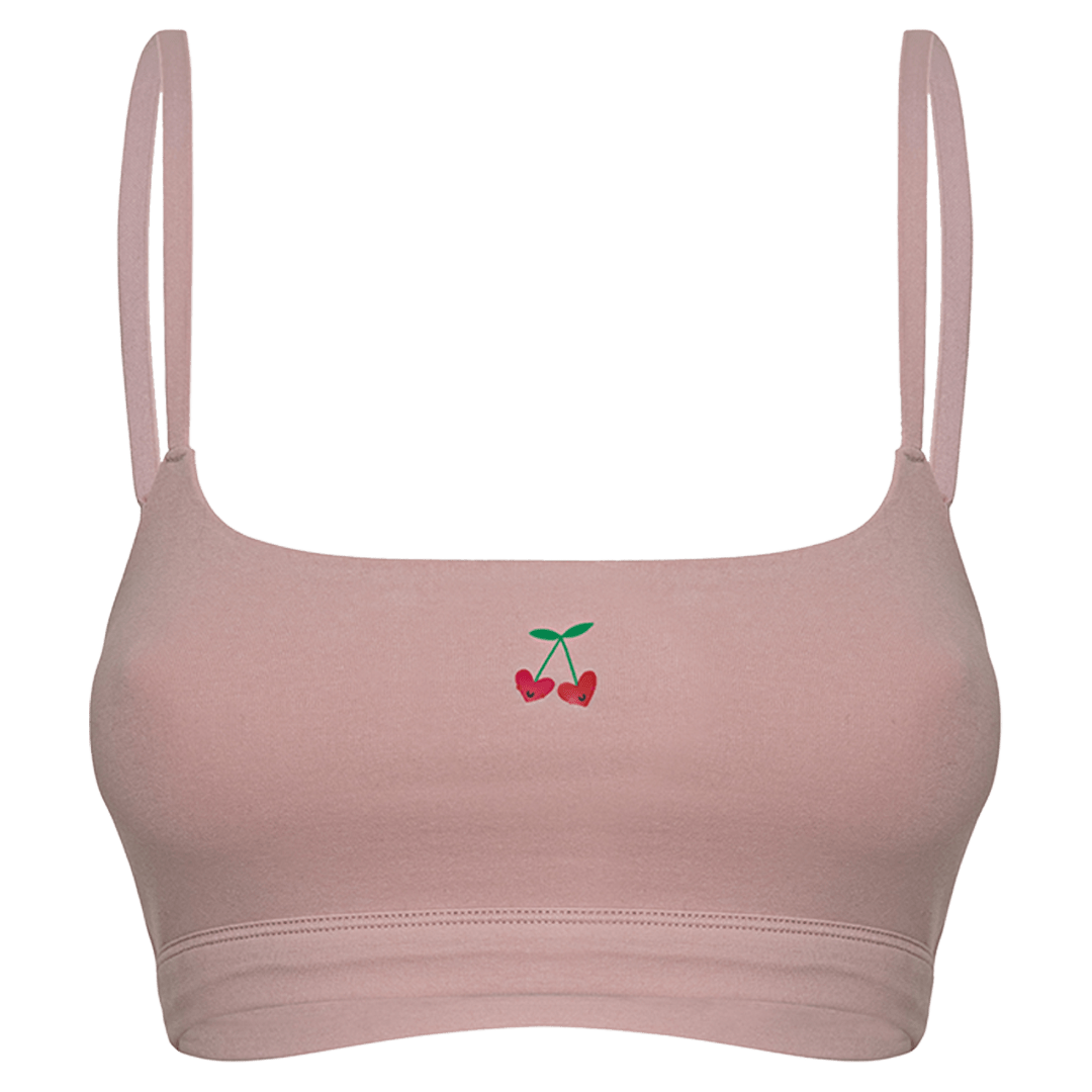 Cotton Stretch Scoop Bralette - www.Shopthatapp.com