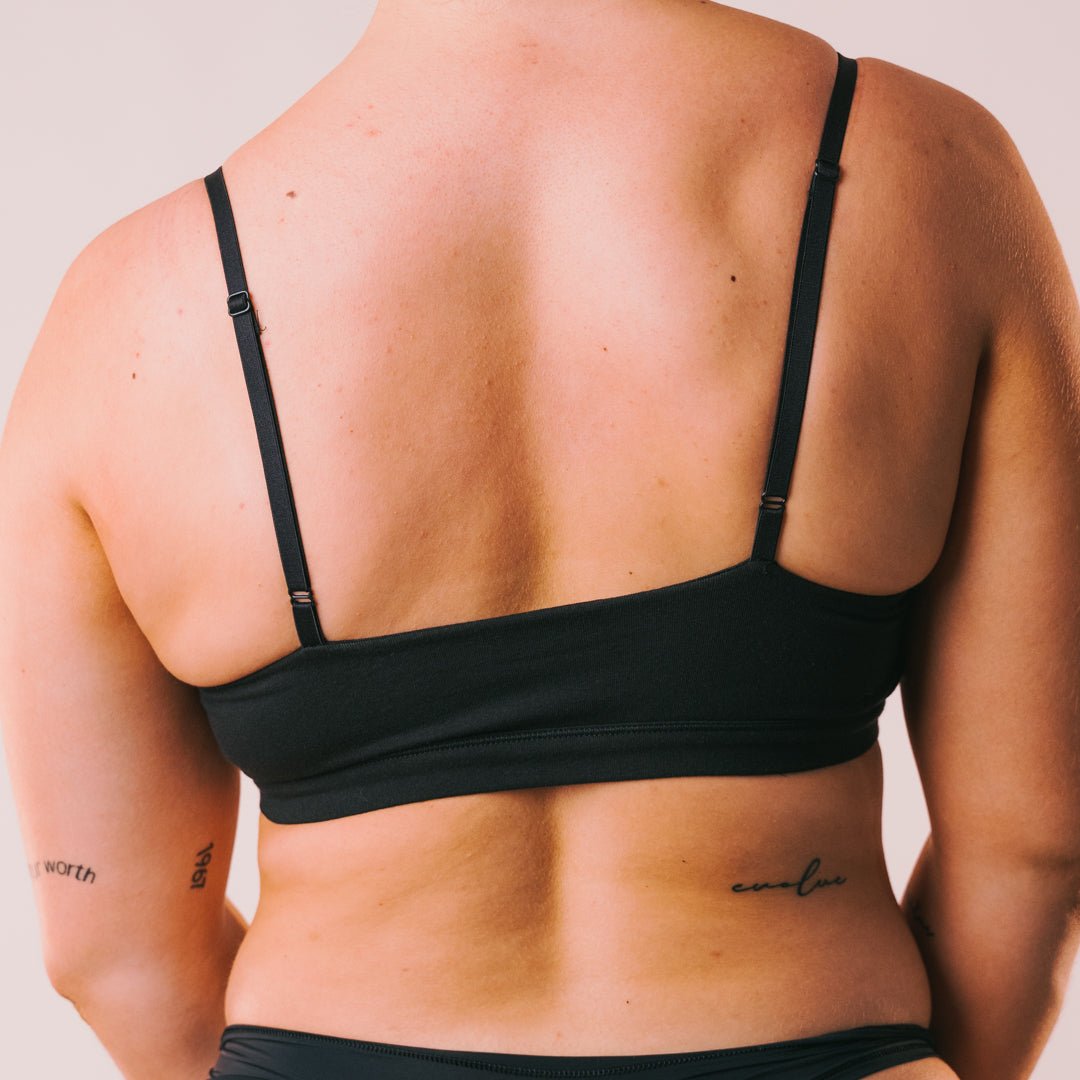 Cotton Stretch Scoop Bralette - www.Shopthatapp.com