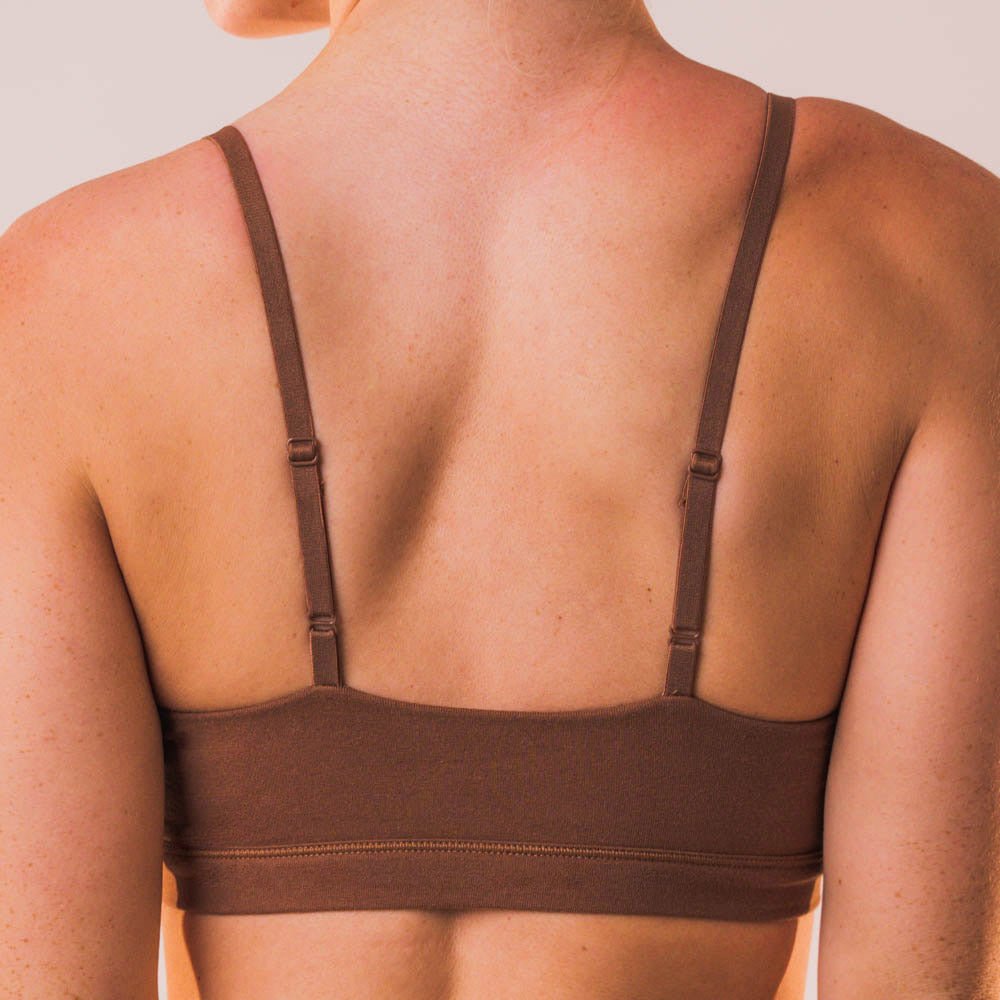 Cotton Stretch Scoop Bralette - www.Shopthatapp.com