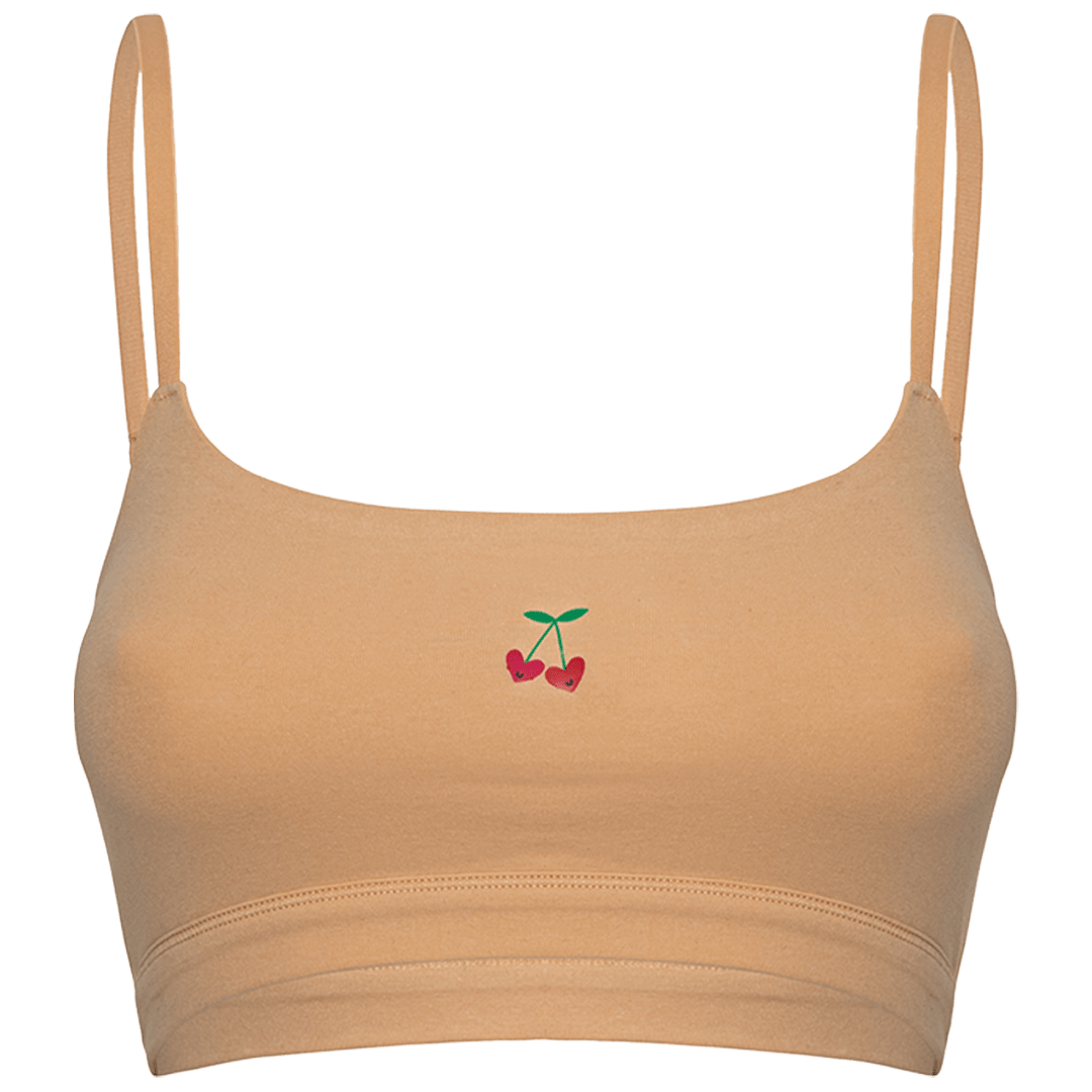 Cotton Stretch Scoop Bralette - www.Shopthatapp.com