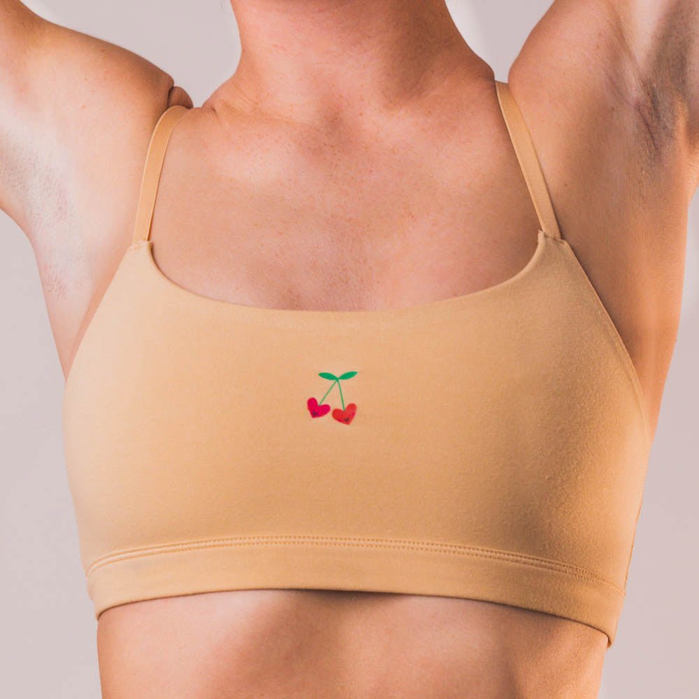 Cotton Stretch Scoop Bralette - www.Shopthatapp.com