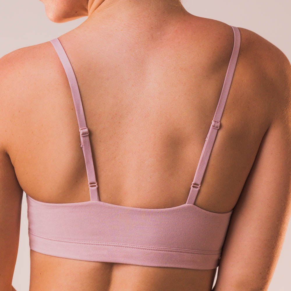 Cotton Stretch Scoop Bralette - www.Shopthatapp.com