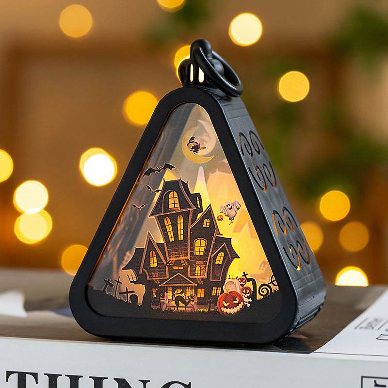Halloween Decorations Portable Pumpkin Lamp Layout Props - www.Shopthatapp.com