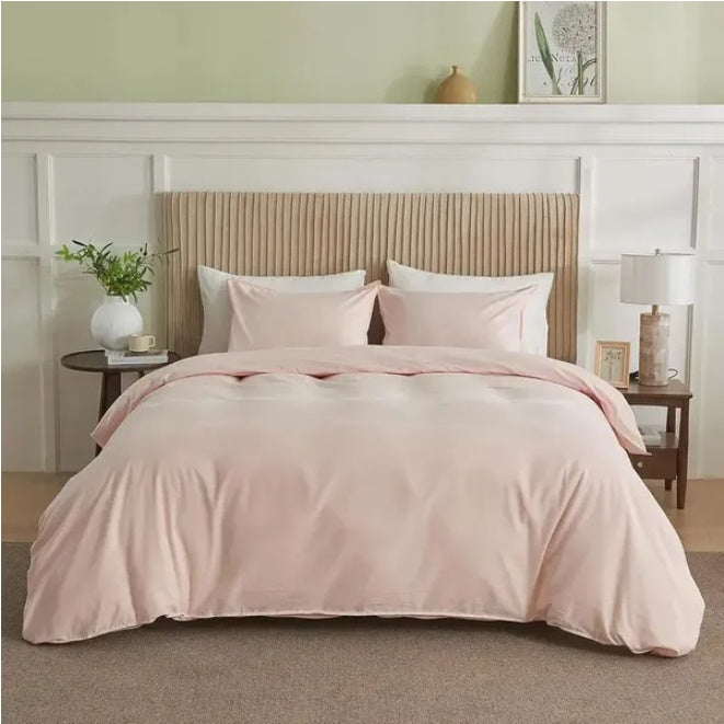 Serta Simply Clean Solid Duvet Cover Twin - www.Shopthatapp.com