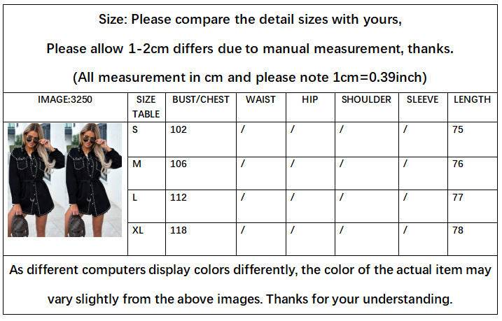 Denim Jacket Women – Retro Street Style Loose Rivet Design - www.Shopthatapp.com