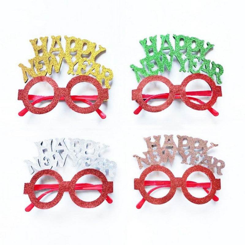 Christmas Creative Party Gathering Dress Up Glasses - www.Shopthatapp.com
