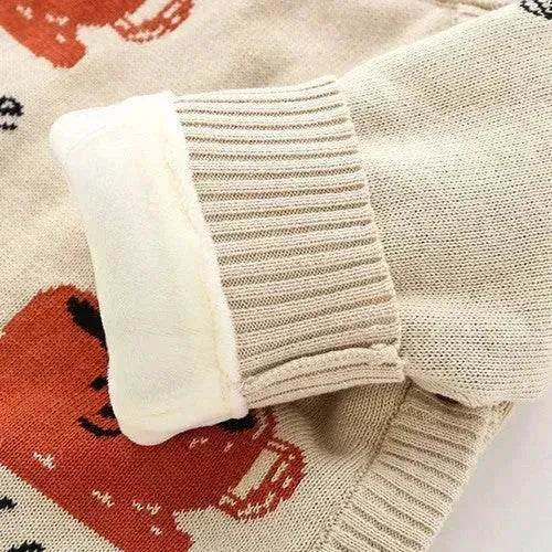 Newborn Baby Clothes Baby Crawling Clothes Thickening Out Baby Harness Christmas Baby Romper Baby Cotton Sleepwear - www.Shopthatapp.com