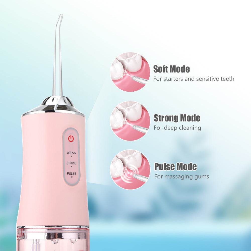 Cordless Dental Electric Flosser High Speed water Spray Oral Irrigator - www.Shopthatapp.com