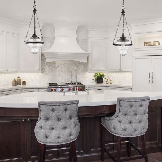 De Burgh - 1 Light Pendant In Dark Brown - www.Shopthatapp.com