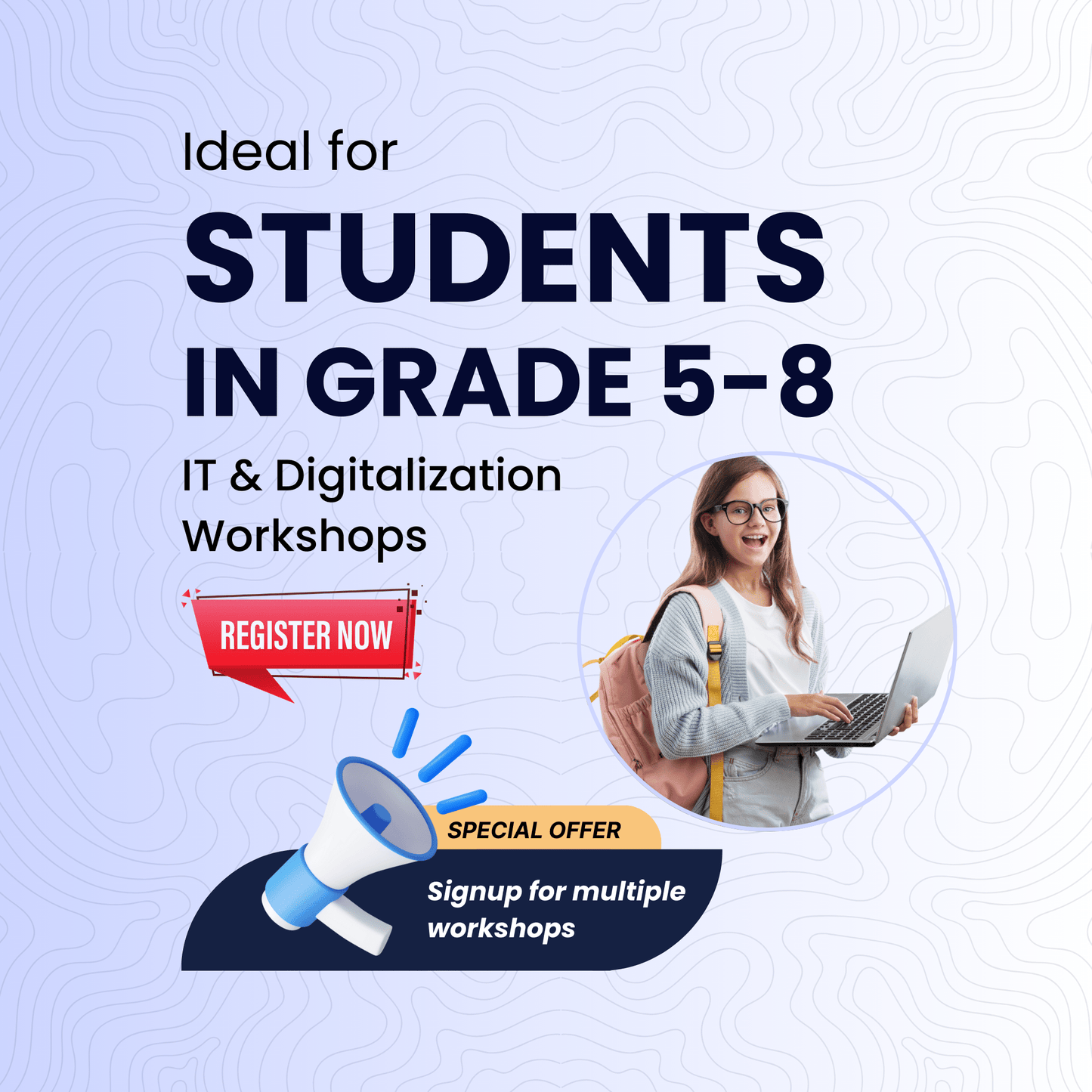 Digital Literacy Live Online Workshop for Grade 5 - 10 Students - www.Shopthatapp.com
