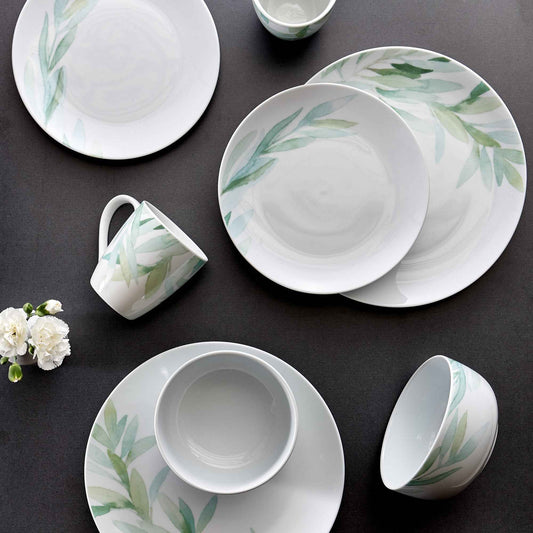 Dinnerware Set 16 Piece Porcelain, Service for 4 - www.Shopthatapp.com