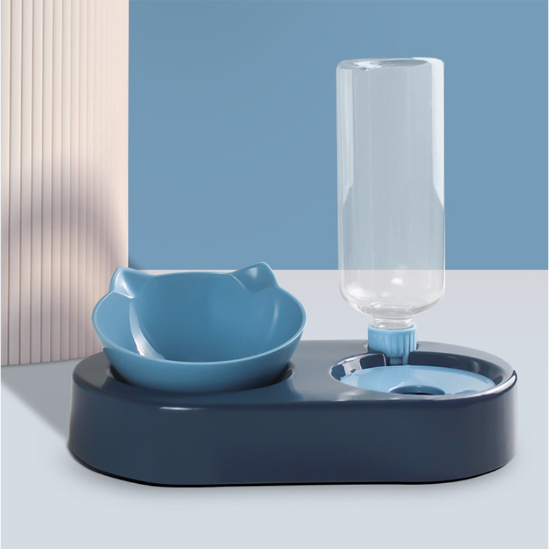 PetWithMe Dog and Cat Food Bowl Set with Water Dispenser - Www.Shopthatapp.com