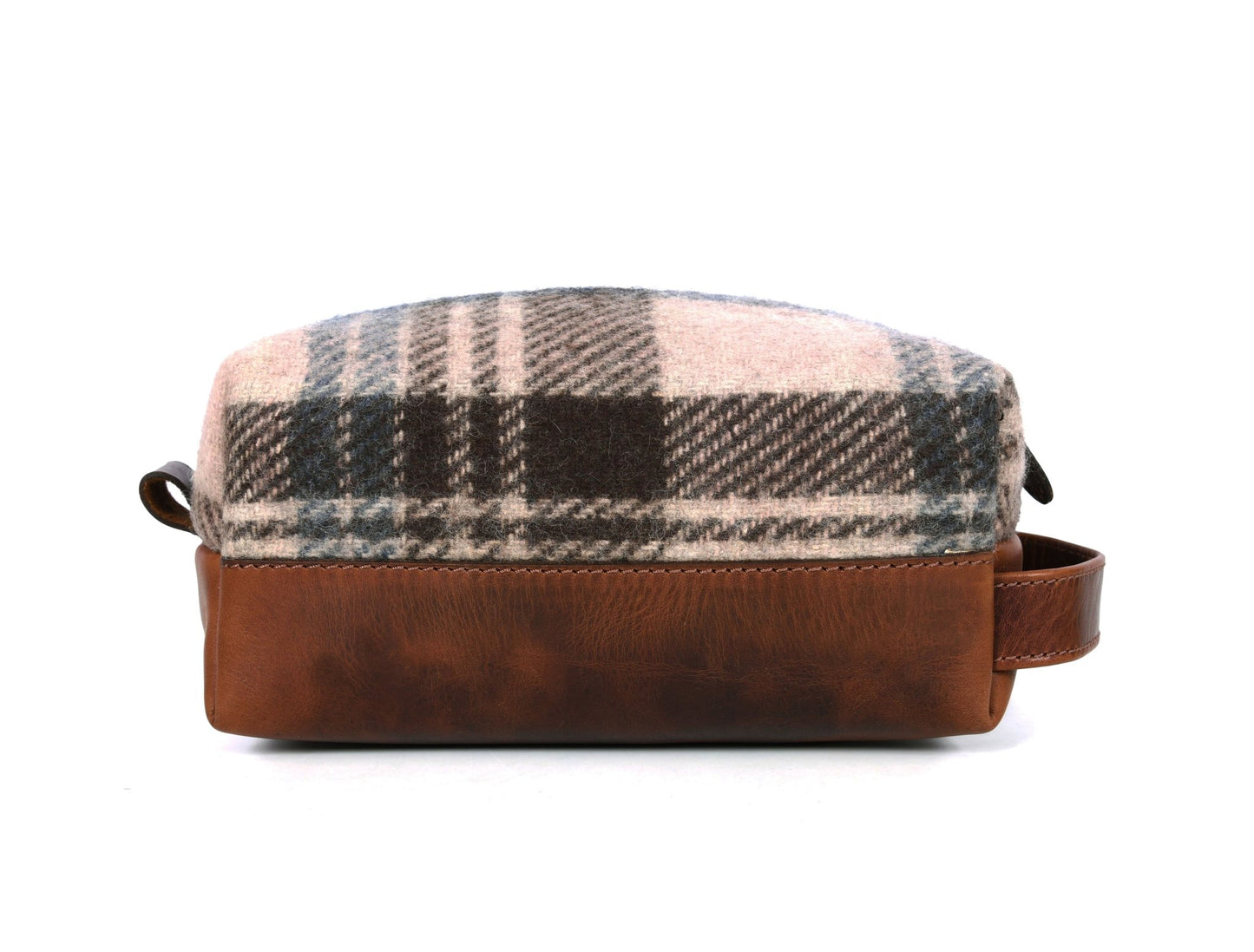 Dorval Leather Tweed Toiletry Bag - ( WB-33) - www.Shopthatapp.com