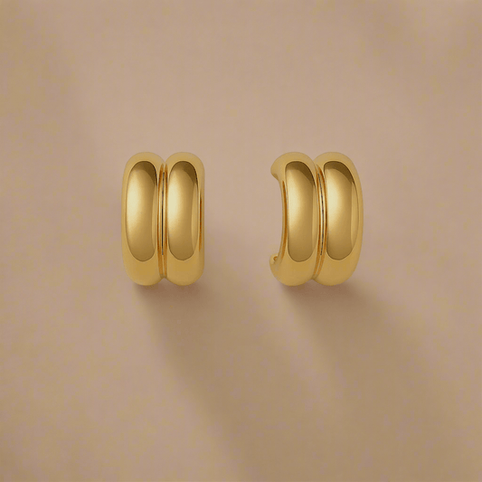 Double Chunky Hoops - www.Shopthatapp.com