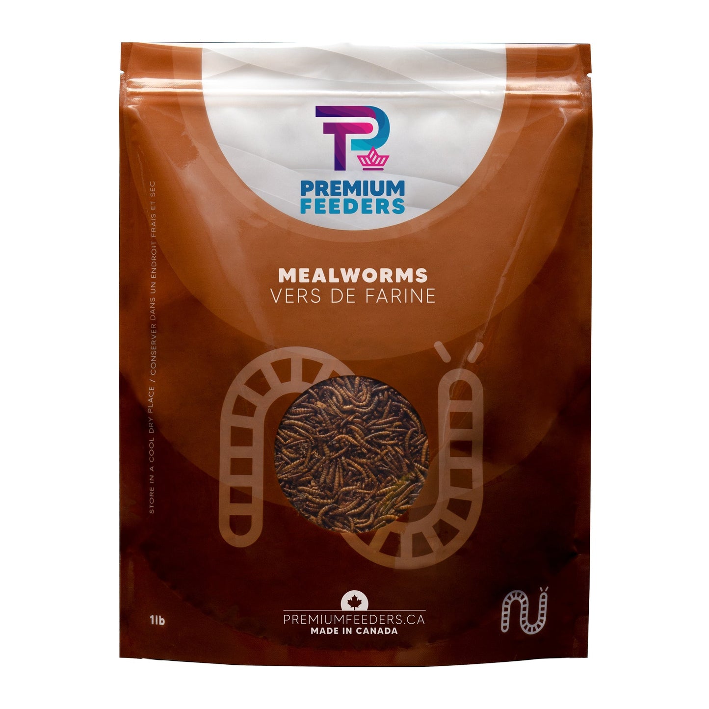Vers de farine séchés – 1 lb