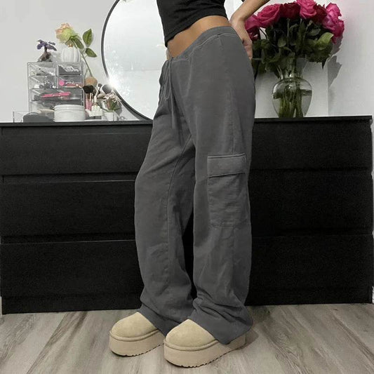 European And American Style Straight Exercise Casual Pants Women - www.Shopthatapp.com