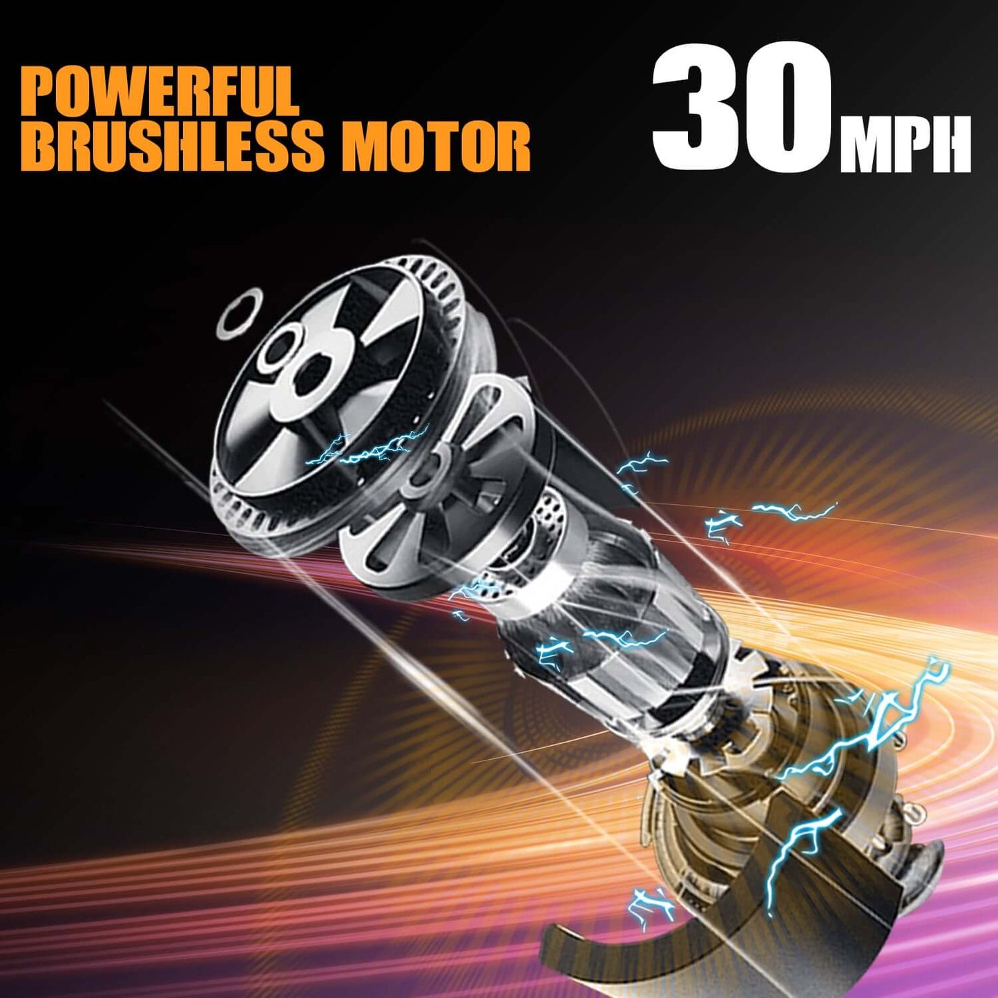 VectorS 30MPH Brushless RC-Boot: Selbstaufrichtendes, schnelles Rennen für Seen