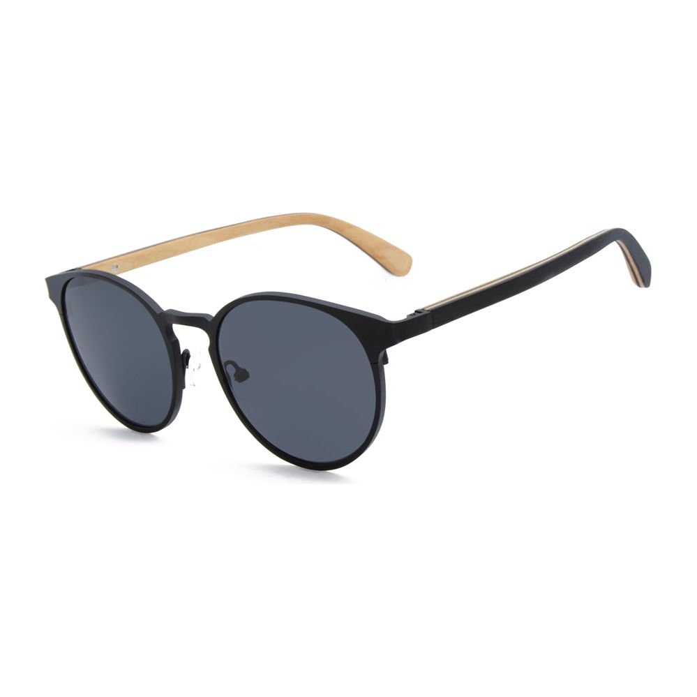 Perfect Storm - Titanium & Wood Sunglasses - www.Shopthatapp.com