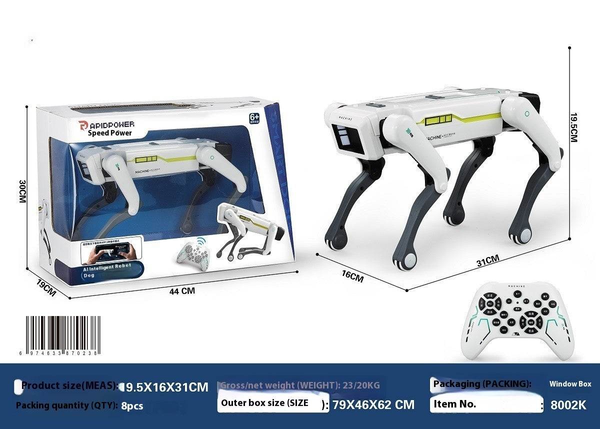 Simulation Intelligence Robot Dog Voice Dialogue High-tech robotic toys - www.Shopthatapp.com
