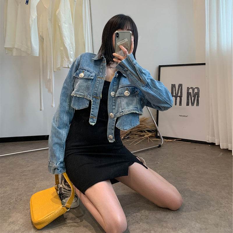 Jacket for Women – Stylish Acrylic Fiber Blue Design - www.Shopthatapp.com