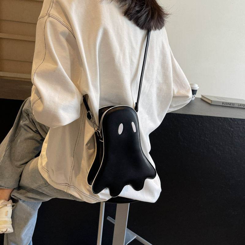 Women's Halloween Ghost Kid Messenger Bag - www.Shopthatapp.com