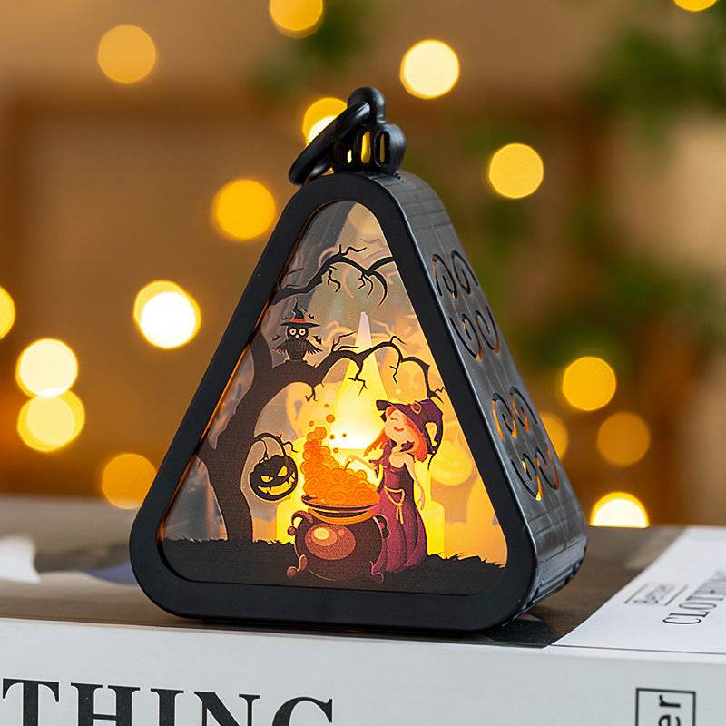 Halloween Decorations Portable Pumpkin Lamp Layout Props - www.Shopthatapp.com