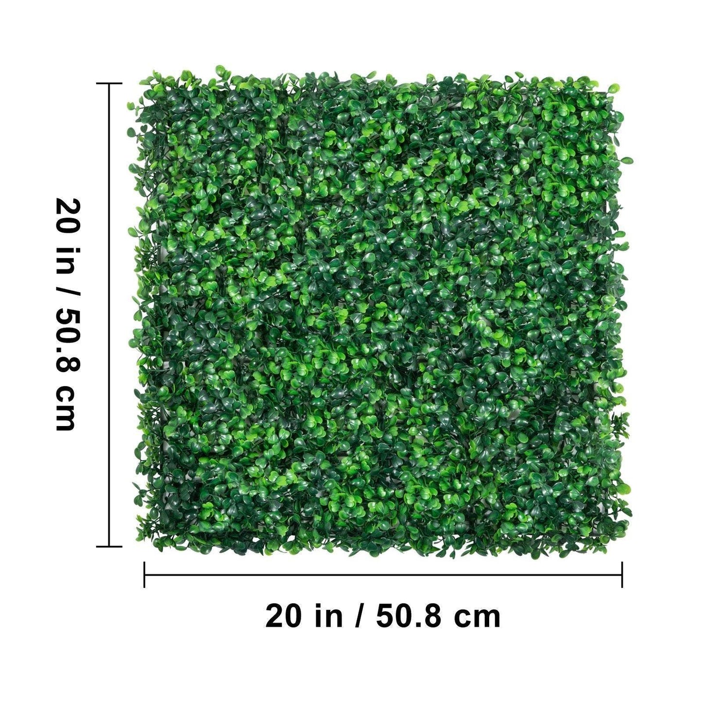 24 pcs 20 x 20 Artificial Boxwood Hedge Wall Green Panel - www.Shopthatapp.com