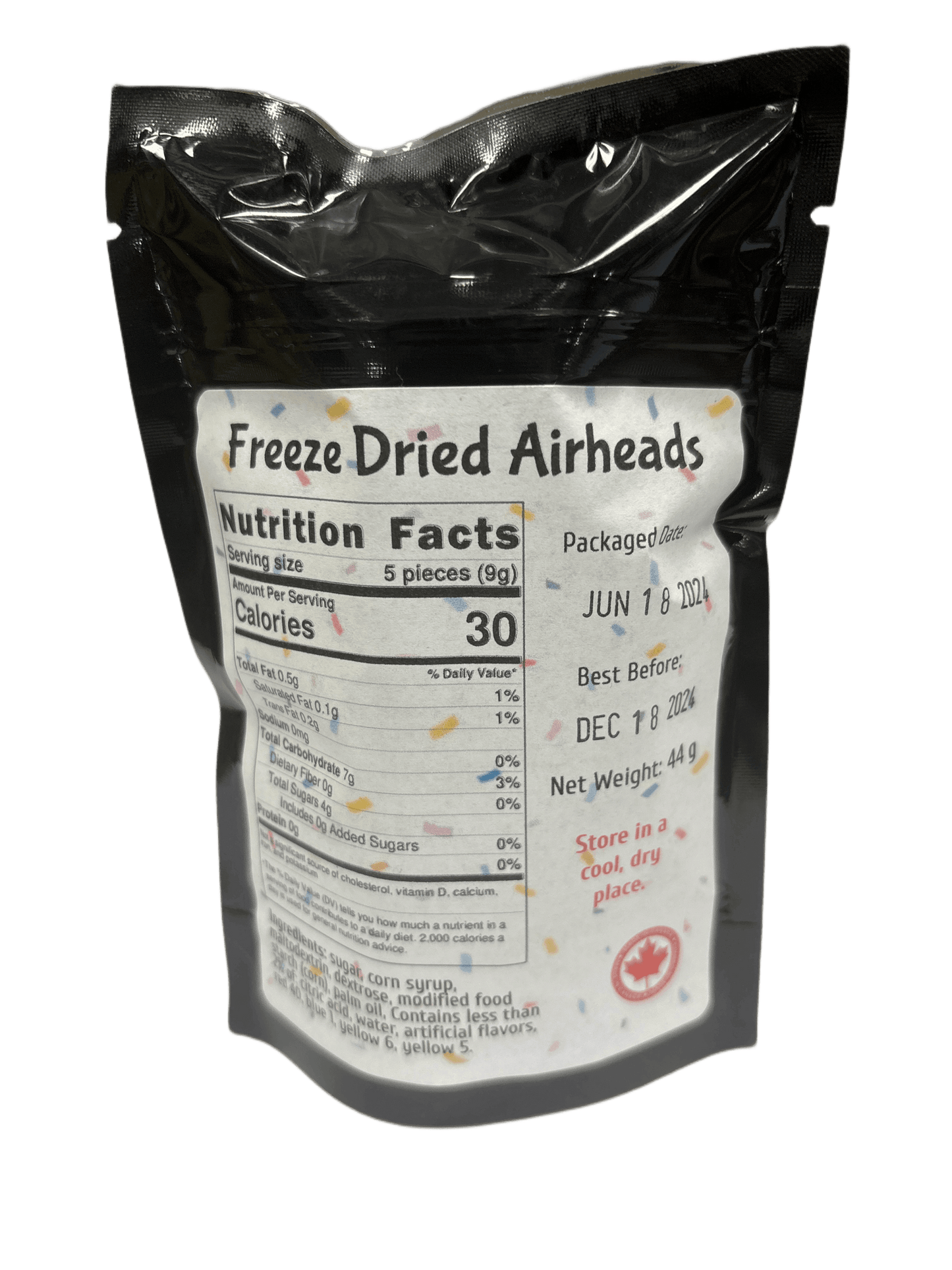 Extreme Snacks Freeze Dried Canada Day Airhead Bites - www.Shopthatapp.com