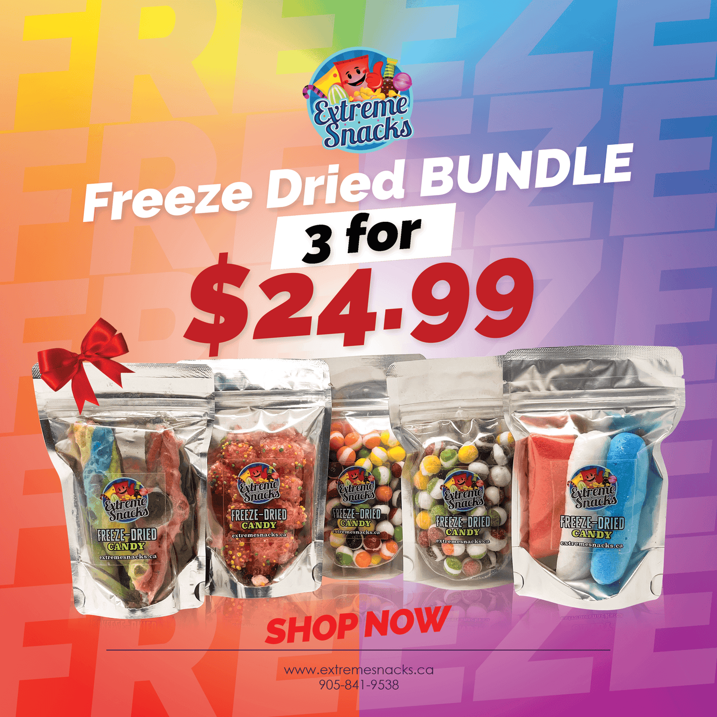Extreme Snacks Freeze Dried Puffs Original Candy - www.Shopthatapp.com