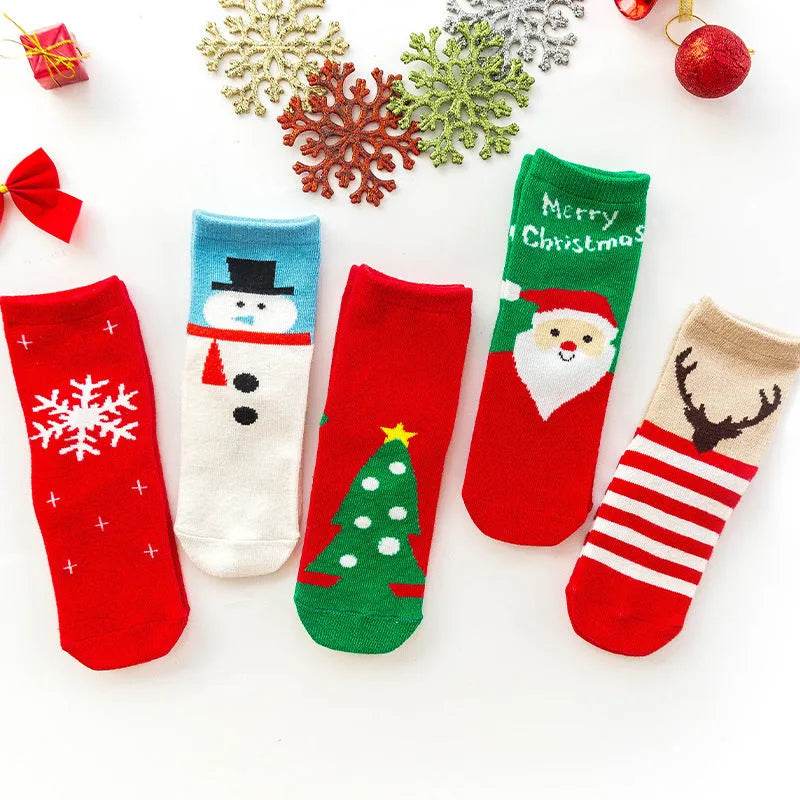 Children's Fashion Simple Mid-calf Christmas Stockings - www.Shopthatapp.com