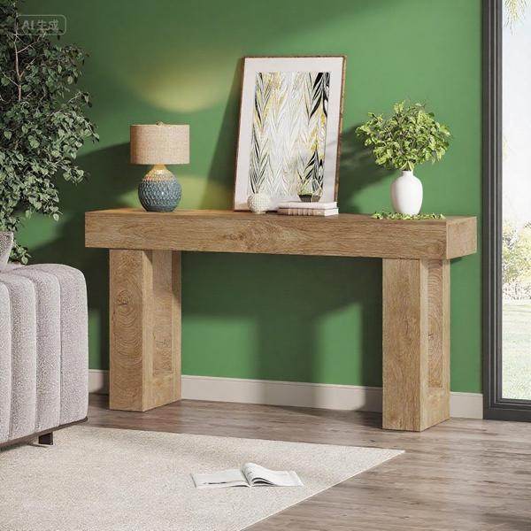 Long Console Table Living Room Table - www.Shopthatapp.com