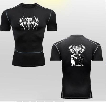 Lycra Spandex Sport Running Fitness Workout Gym T-shirt for men - www.Shopthatapp.com