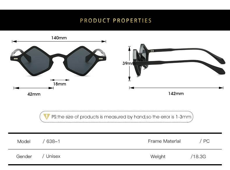 Women's Fashion Geometry Pattern Triangle Glasses - www.Shopthatapp.com