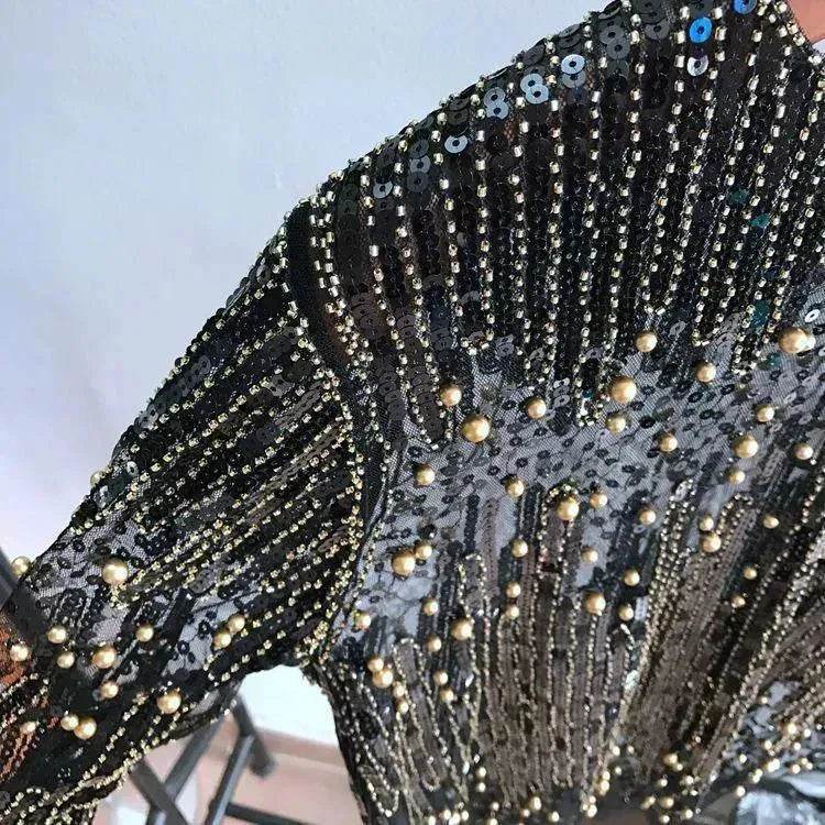 Fashion Bottoming Sequined evening Top blouse For Women - www.Shopthatapp.com