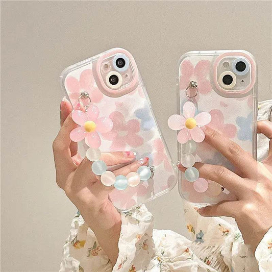 Fashion Flower Bracelet Silicone Phone Case - www.Shopthatapp.com