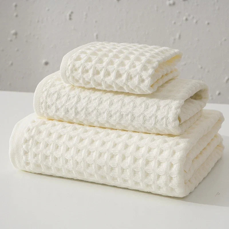 Waffle Cotton Yarn Air Conditioner Summer Cooling Duvet Solid Color Dormitory Comforter - www.Shopthatapp.com