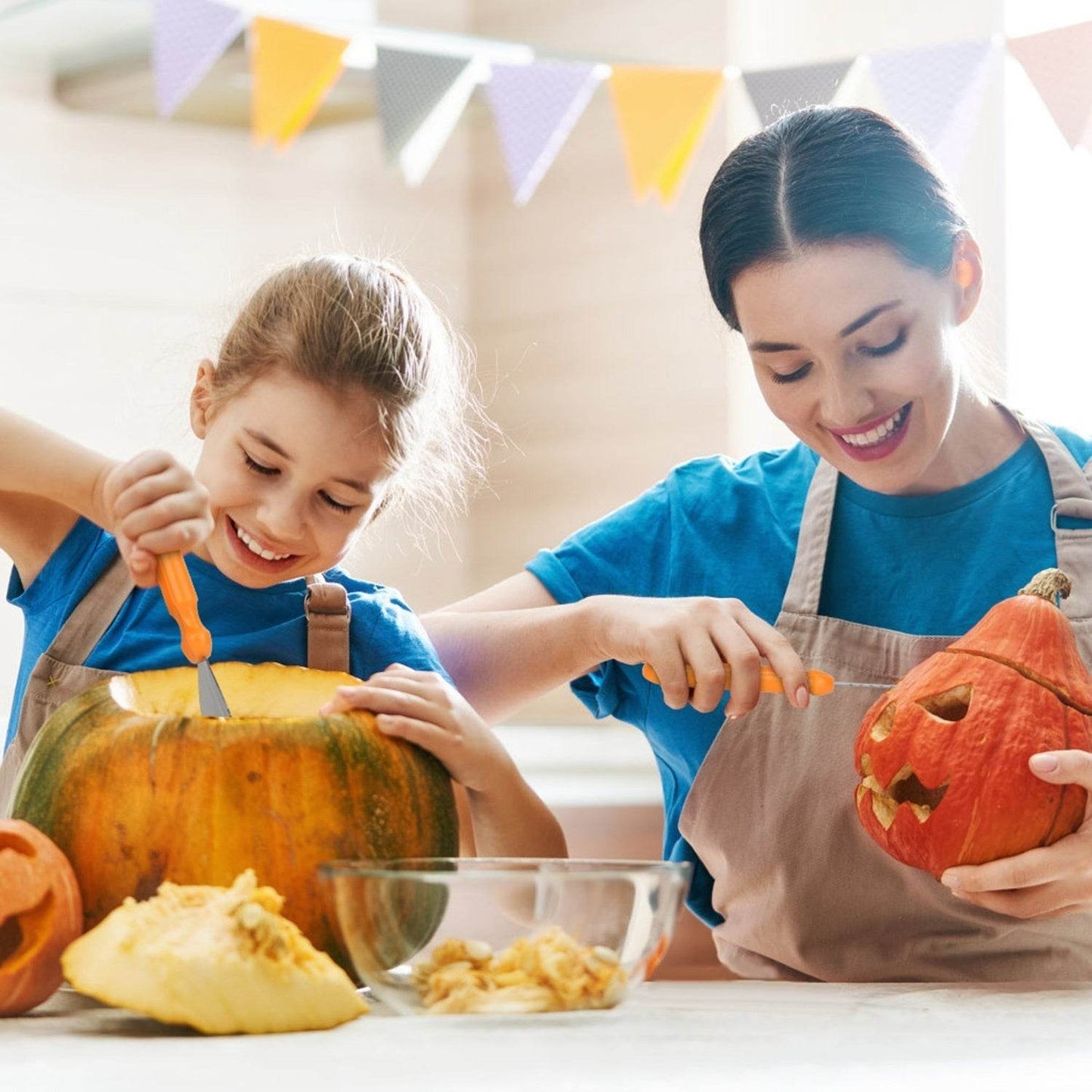 13Pcs Halloween Pumpkin Carving Kit Stainless Steel Carving Kit Pumpkin Sculpting Cutting Kit Halloween Decorative Tools - www.Shopthatapp.com