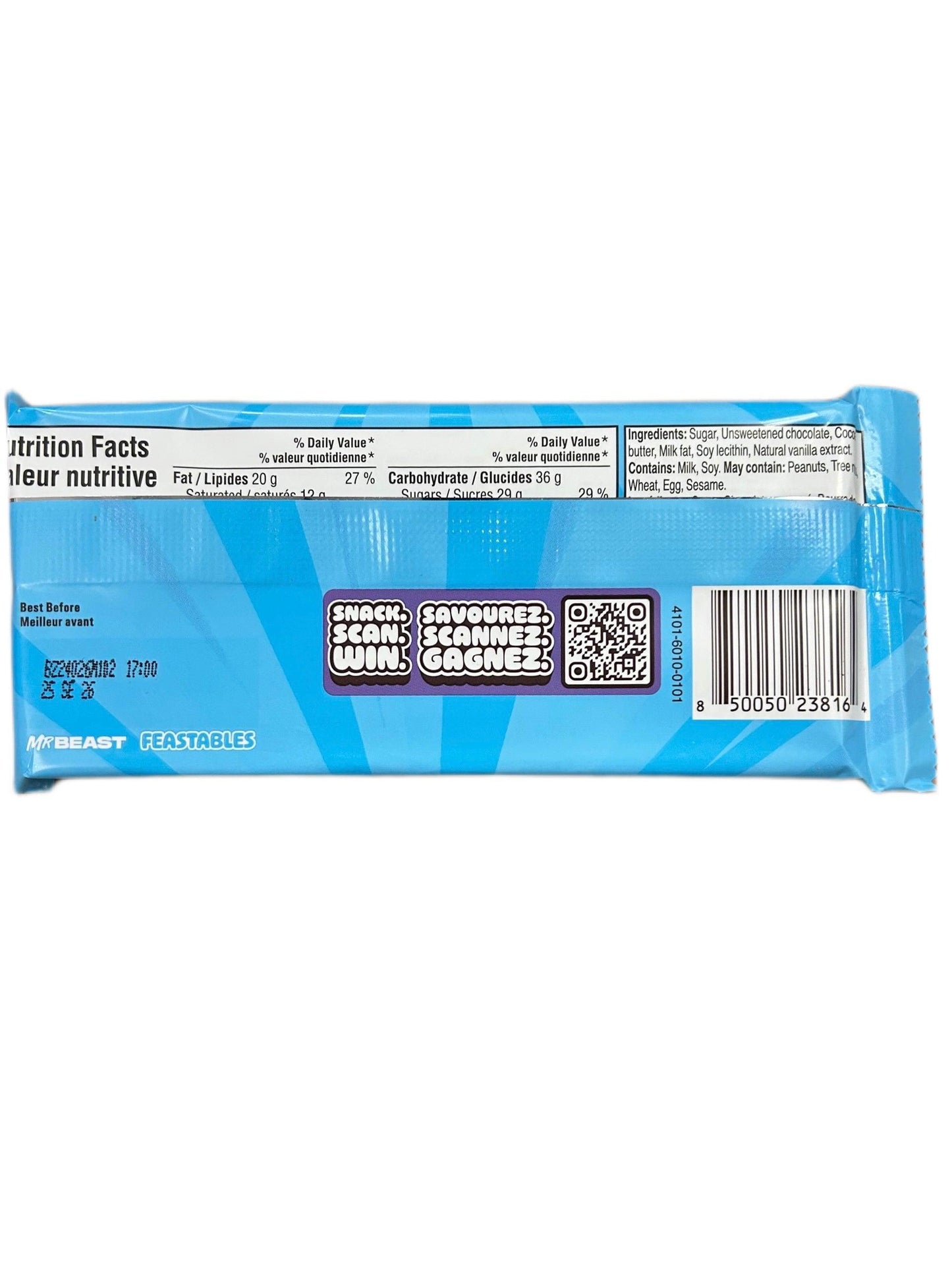 Feastables Mr.Beast Dark Chocolate 60G *NEW DESIGN* - www.Shopthatapp.com