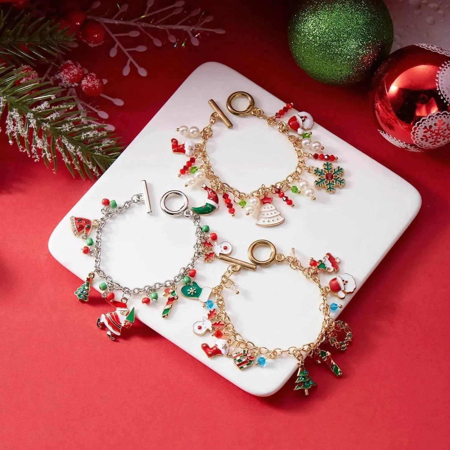 Christmas advent charm bracelet Nutcracker Charm Bracelet - www.Shopthatapp.com