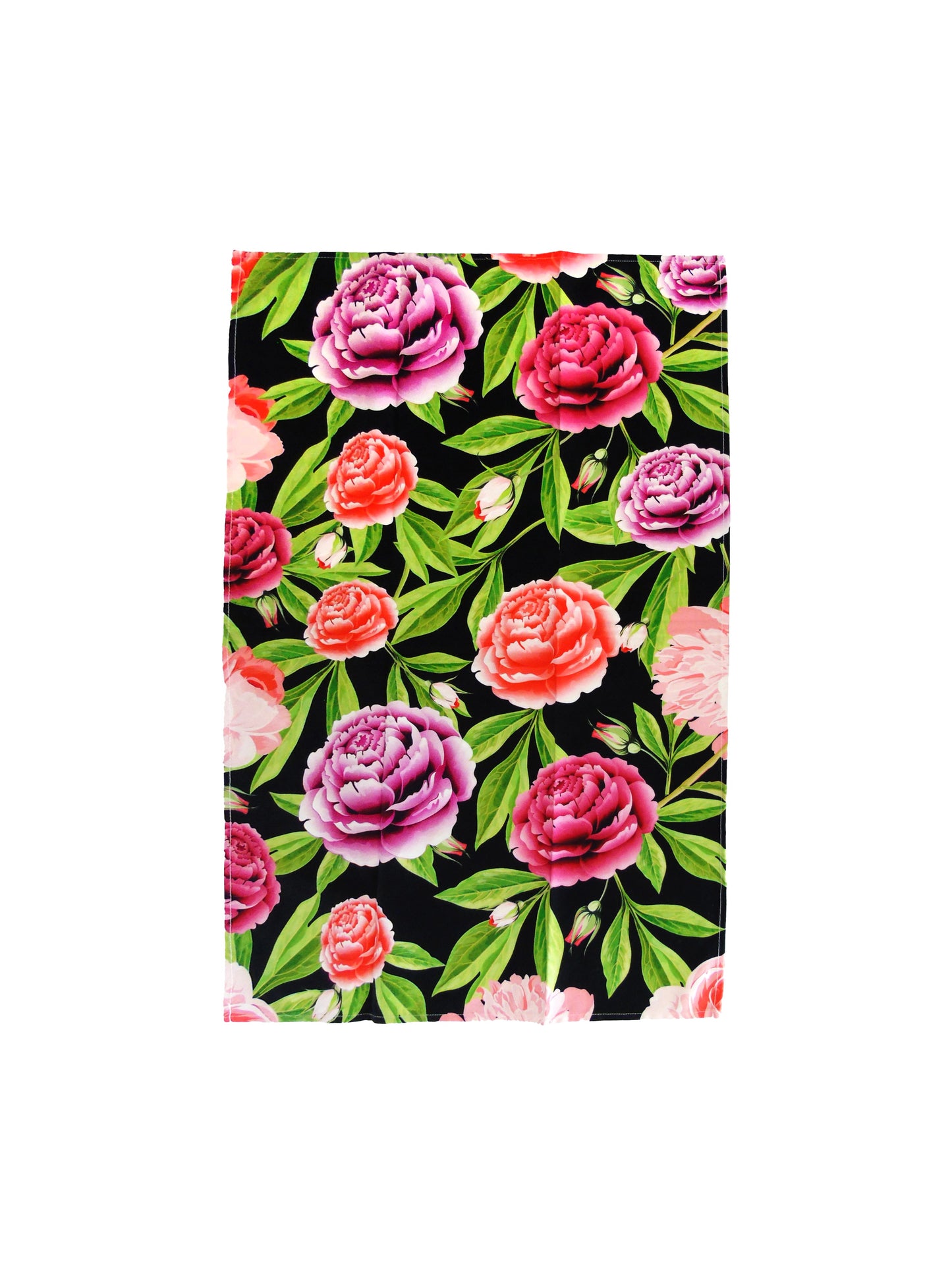 Serviette de cuisine à prise sûre Pivoines Please