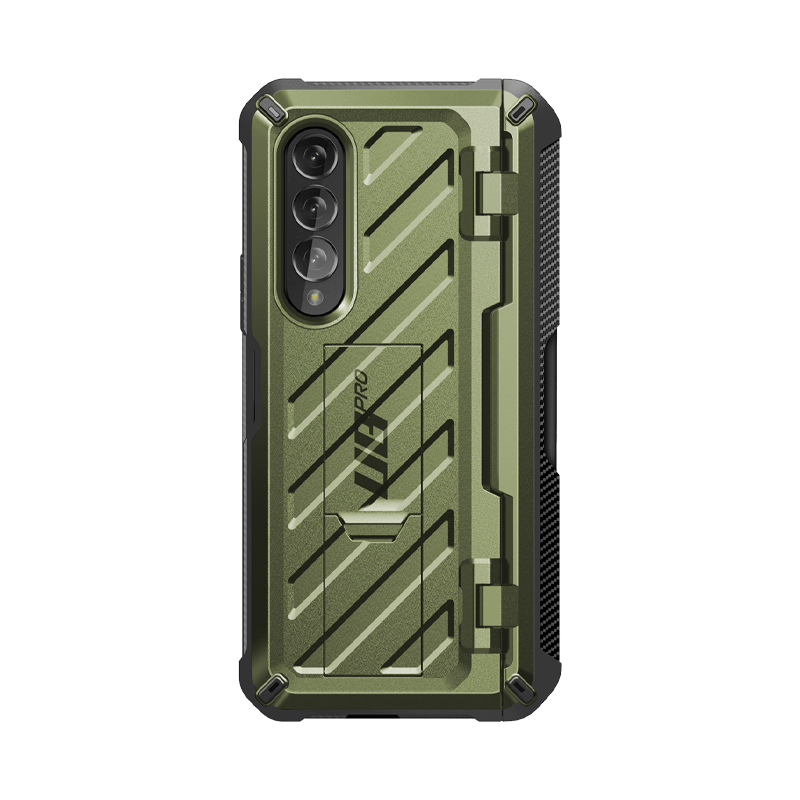 Galaxy Z Fold4 Unicorn Beetle PRO Rugged Case with S-Pen Holder-Dark Green - www.Shopthatapp.com