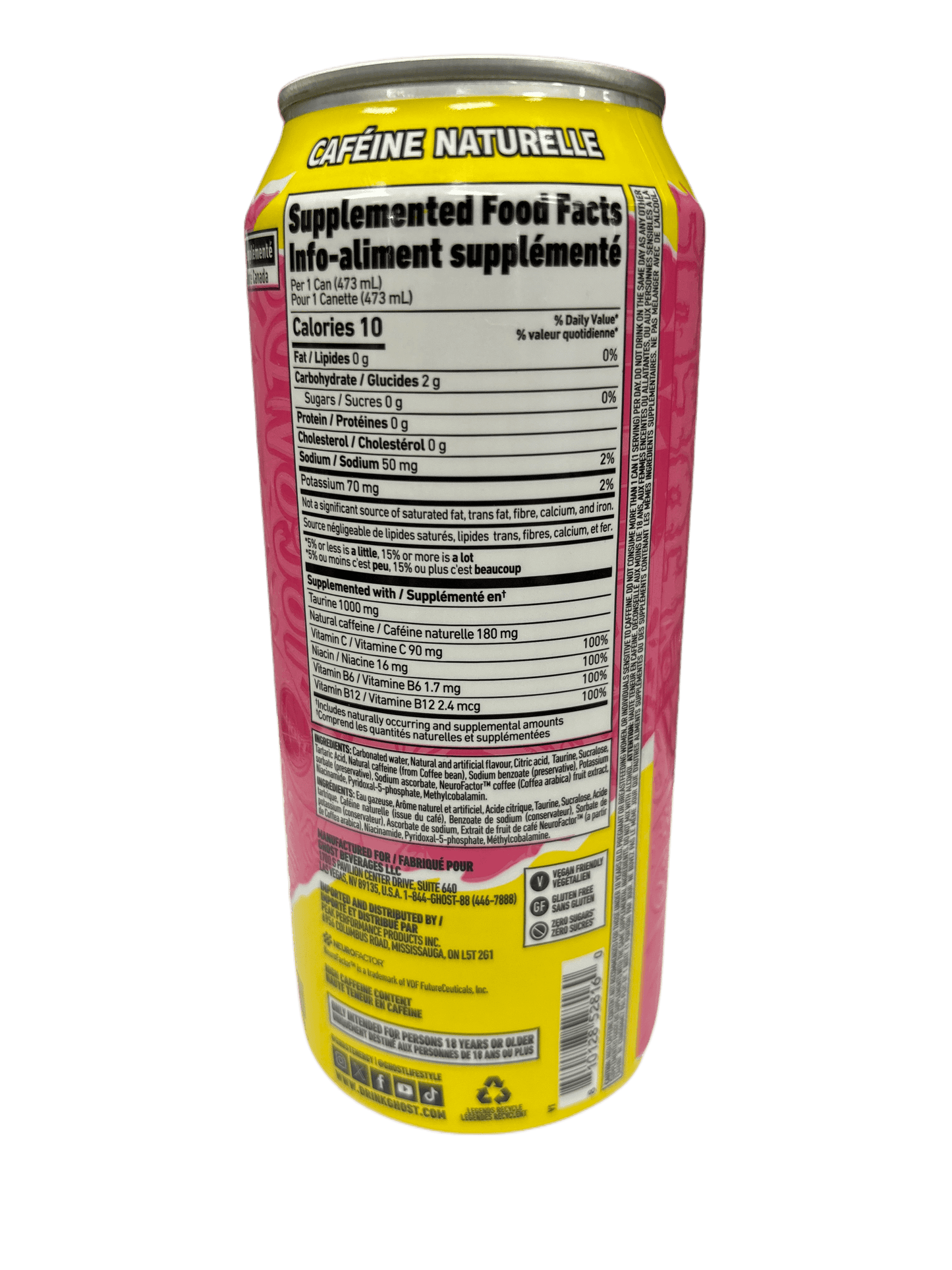 Ghost Energy Sour Pink Lemonade 473ML - U.S Edition - www.Shopthatapp.com